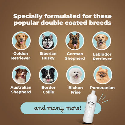 Pet Shampoo for Double Coated Dog Breeds