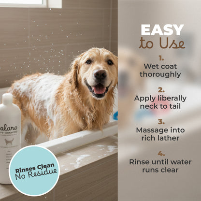 Pet Shampoo for Double Coated Dog Breeds