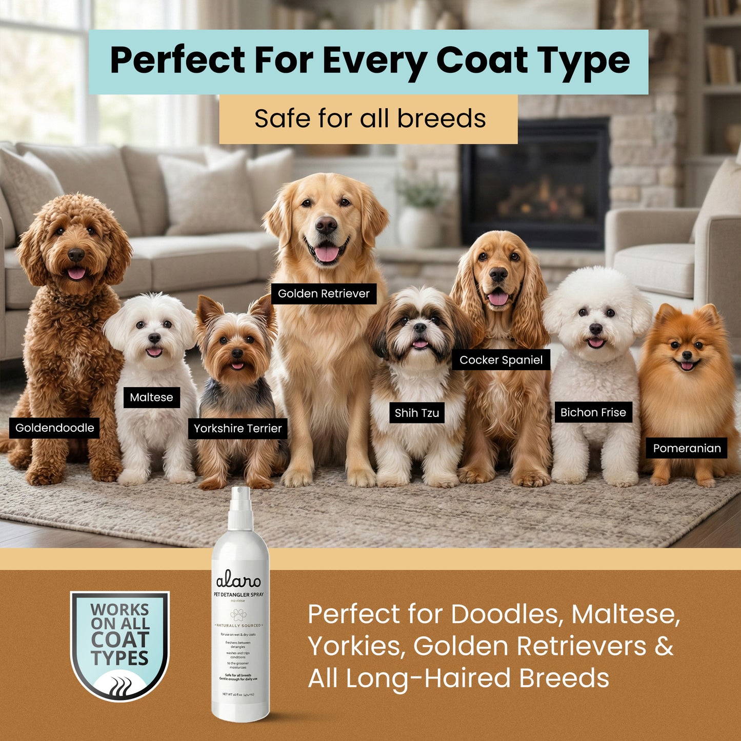 Detangler Spray for Dogs