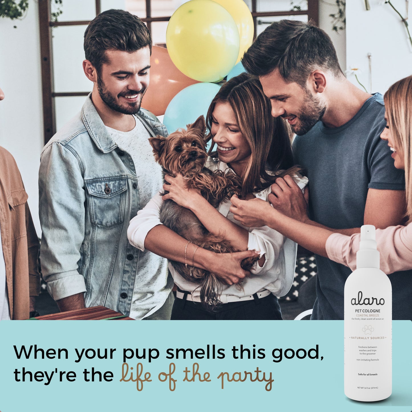 Pet Cologne for Dogs - Coastal Breeze Scent